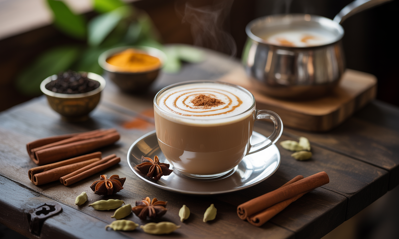 ontdek stap voor stap hoe je zelf een heerlijke, kruidige chai latte maakt. leer welke specerijen en ingrediënten je nodig hebt voor de perfecte chai latte thuis.