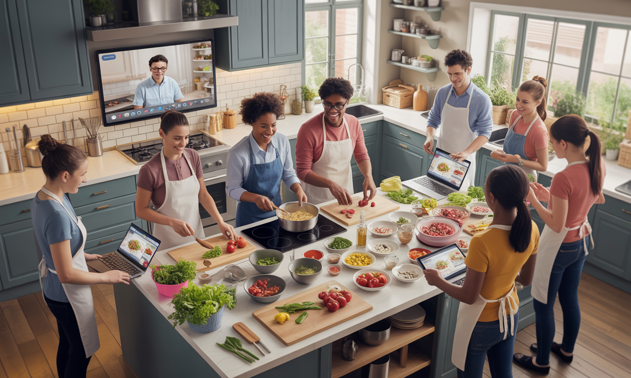 ontdek hoe je eenvoudig een digitaal kookevenement organiseert! leer handige tips voor planning, uitnodigingen en samen online koken voor een gezellige virtuele kookervaring.