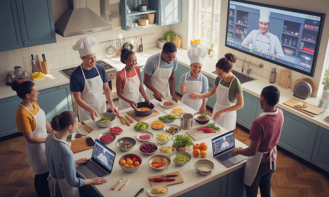 ontdek hoe je eenvoudig een digitaal kookevenement organiseert. leer handige tips voor het plannen, uitnodigen en samen koken via online platforms. perfect voor gezellige virtuele kookervaringen!