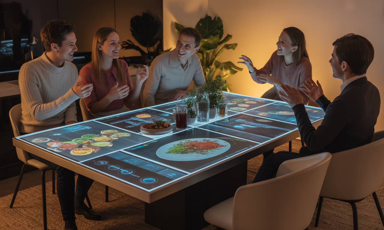ontdek de voordelen van een interactieve eettafel: verbeterde communicatie, meer plezier tijdens het eten en slimme technologieën die uw eetervaring verrijken. leer hoe een interactieve eettafel uw dagelijkse maaltijden transformeert.