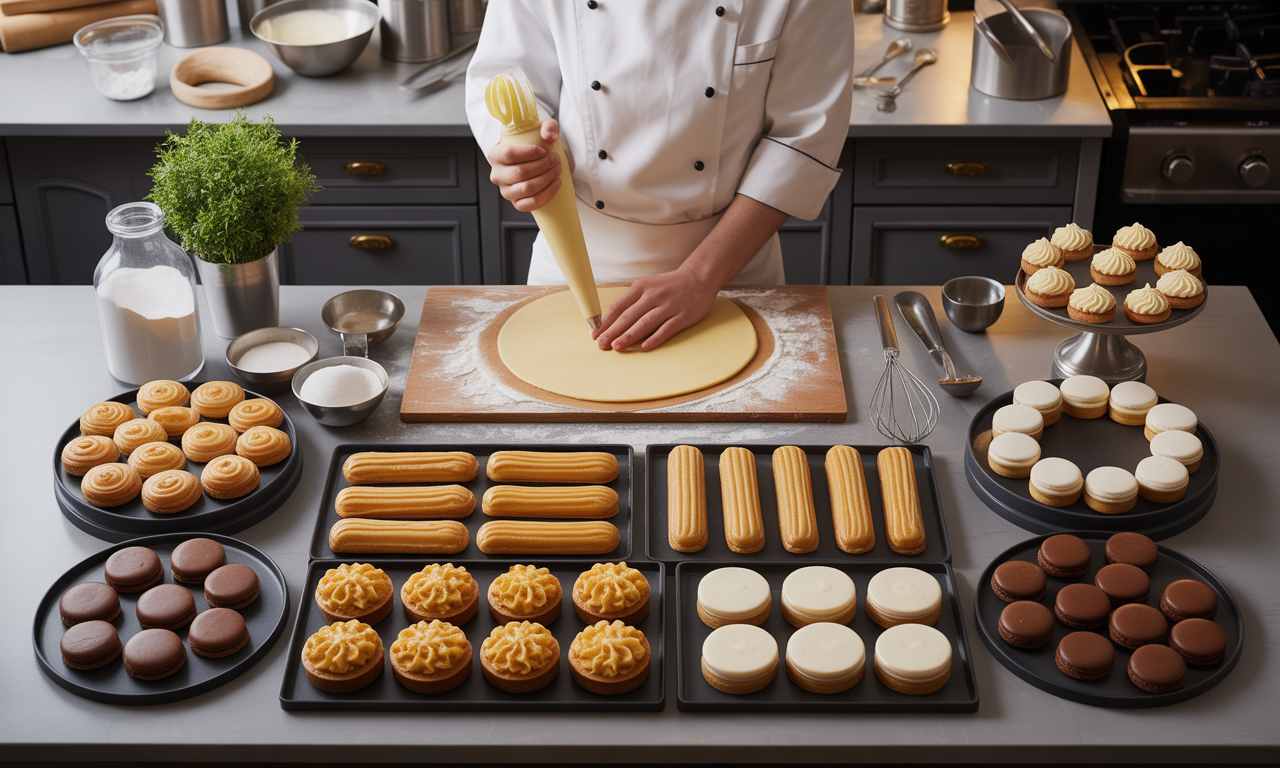 ontdek de fundamentele technieken van de patisserie, zoals het bereiden van deeg, het maken van crèmes, en het werken met chocolade. leer de essentiële basisvaardigheden voor perfecte patisseriecreaties.