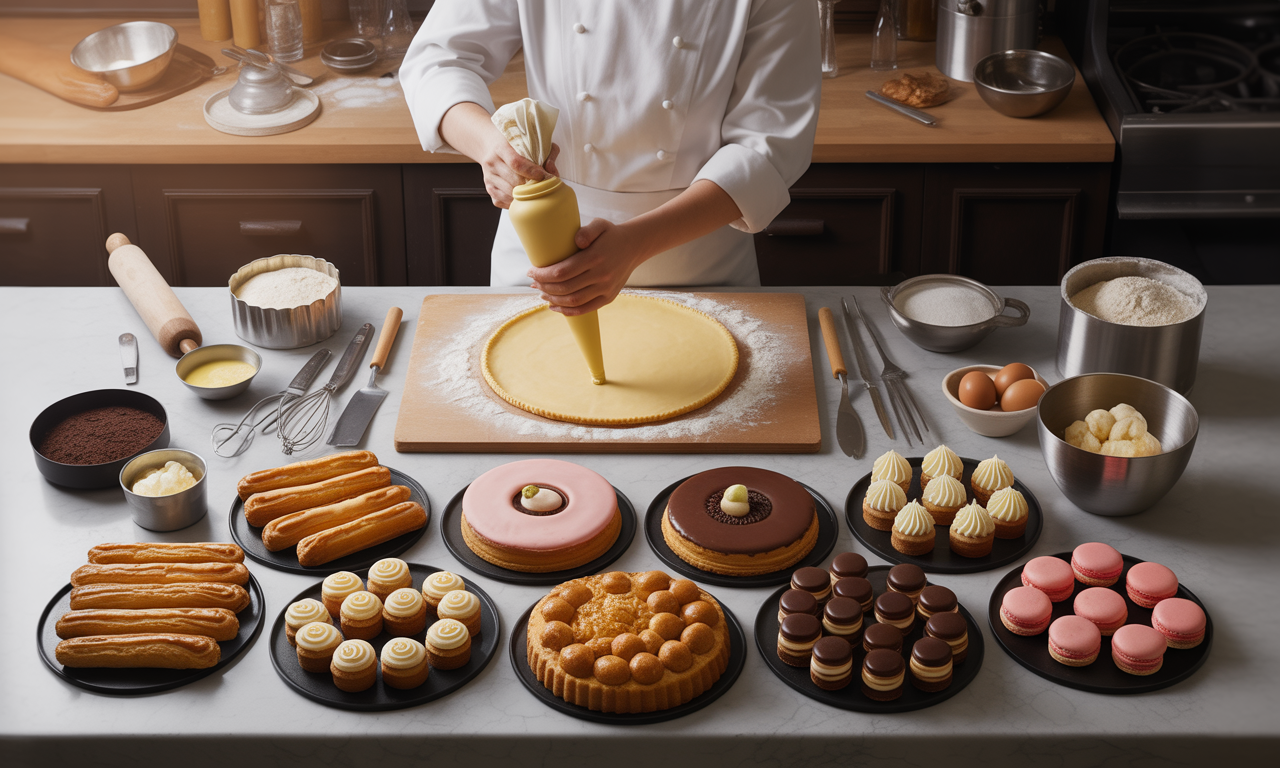ontdek de fundamentele technieken in de patisserie, van basisdeeg tot perfecte decoraties. leer essentiële bakmethodes en tips voor heerlijke, professionele desserts.
